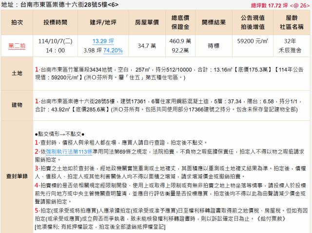 東區法拍套房-1